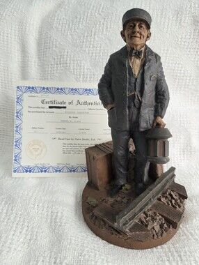 Tom Clark True Builders Of America Series - Railroad Conductor W/ COA